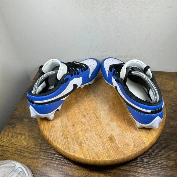 Air Jordan 1 Low TD Cleats Football Men's Size 8.5 Royal Blue White FJ6245-104